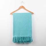 THROW BLUE HERRINGBONE DESIGN THROW 50X70 BL 4
