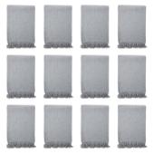 THROW GREY HERRINGBONE DESIGN THROW-50X70-GY