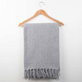 THROW GREY HERRINGBONE DESIGN THROW 50X70 GY 4