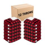 THROW 50X70 BUFFULO PLAID RED/ THROW BUFPL 50X70 CS