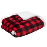THROW 50X70 BUFFULO PLAID RED/ THROW BUFPL 50X70 H 4