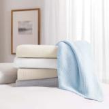 COTTON THROW 50X70 WHITE THROW COT 5070 WH 6