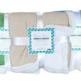 THROW 50X60 MICRO MINK/SHERPA THROW MINK SHERPA CS 2
