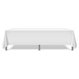 Mariposa Tablecloth 52x114 White TL 52X114 WHITE