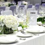 Mariposa Tablecloth 52x52 White TL 52X52 WHITE 2