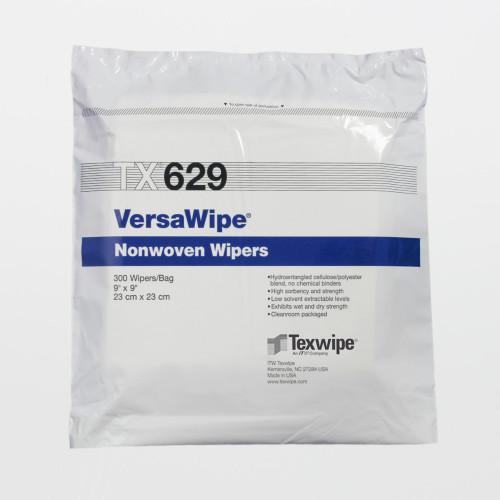 VersaWipe® Dry Nonwoven Cleanroom Wipers, Non-Sterile TX629