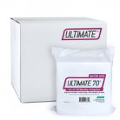 ULTIMATE 70™ Polyester Knit Cleanroom Wipes, Sealed-Edges, Heavy Weight (140 GSM) - 12