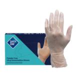 Safety Zone® VPF® Vinyl Exam Gloves, X-Small, 100/bx-10 bxs/cs VPF230