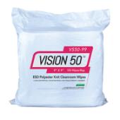VISION 50™ Polyester ESD Cleanroom Wipes - 9
