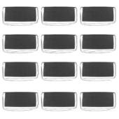 Black Spun Poly 3 Pocket Waist Aprons WAISTAPRON-BLK