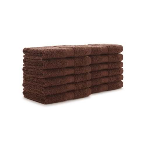 True Color Washcloth 12x12 Brown WASH BROWN