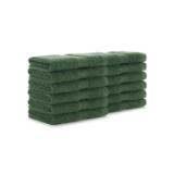 12x12 1LB Ring-Spun Hunter Green Washcloths WASH HGREEN