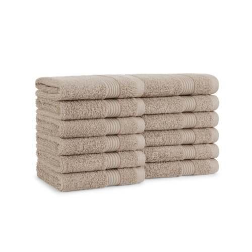 Navy Heavyweight Washcloth 13x13 1.5 lb - Dozen WC HH 1313 1.5 BGE