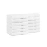 White Heavyweight Washcloth 13x13 1.5 lb - Dozen WC HH 1313 1.5 WHT