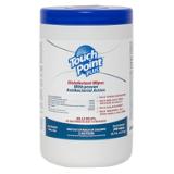 Touch Point® Plus Disinfectant Wipes Canister, 6.7” x 7”, 200 Wipes/Canister, 6 Canisters/Case WD200
