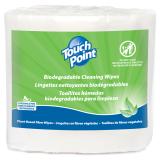 Touch Point® Biodegradable Cleaning Wipes, 1000/rl - 2 rls/cs WE61000TP