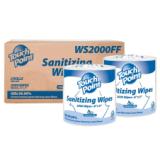 Touch Point® Sanitizing Wipes, 2000/Roll - 2 Rolls/CS WS2000FF 2