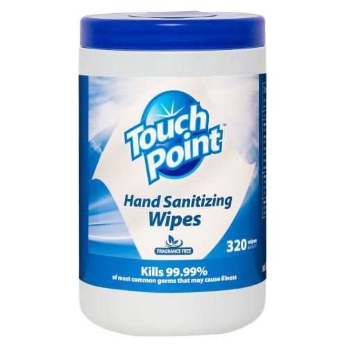 Touch Point® Hand Sanitizing Wipes Canister , 6.7